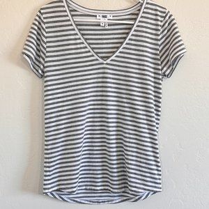 PAIGE Striped V-neck Tee